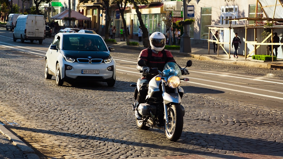 Photo "Electric Motorbike vs Gasoline Motorbike"
