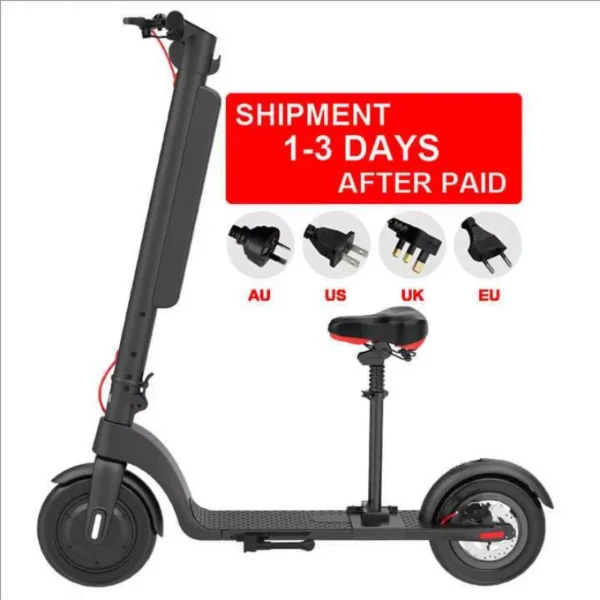 Kixin X8 350W 36V 10Ah 32km/h 40-60km 10" Folding Electric Scooter - Kuva 5