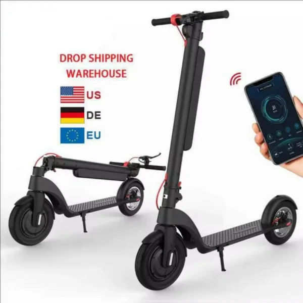 Kixin X8 350W 36V 10Ah 32km/h 40-60km 10" Folding Electric Scooter - Kuva 2