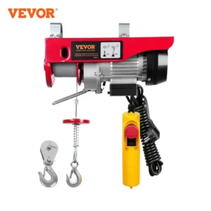 VEVOR 880/1760/2640lbs Wired Electric Hoist with 40ft Lifting Height & Pure Copper Motor Electric Steel Wire Winch for Garage