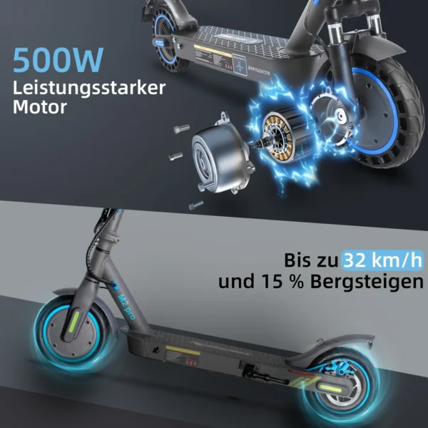 HONEYWHALE 500W 30Km 32km/h Electric Scooter - Pilt 4