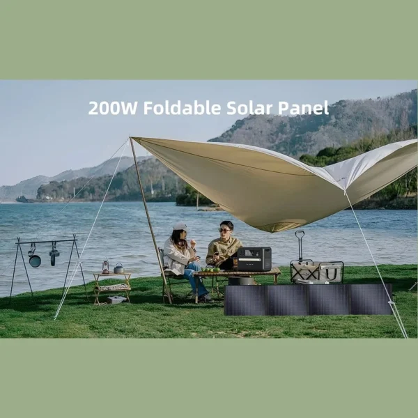 TALLPOWER TP200 200W Portable Foldable Solar Panel Solar Charger 24% Energy Conversion Efficiency solar panel support kit - Pilt 6