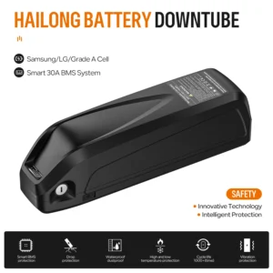 Original 48V Battery 48V 52V 20AH ebike Battery 36V Hailong Max 30A BMS 350W 500W 750W 1000W 18650 21700 Cell BBS02 BBS03 BBSHD