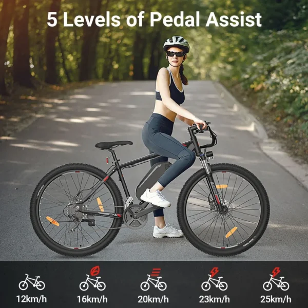 Eleglide M2 Electric Bikes 27.5" And 29" 250W Motor 36 V15AH 125km Range App Control Electric Bicycles Cheap Electric Bike - Kuva 4