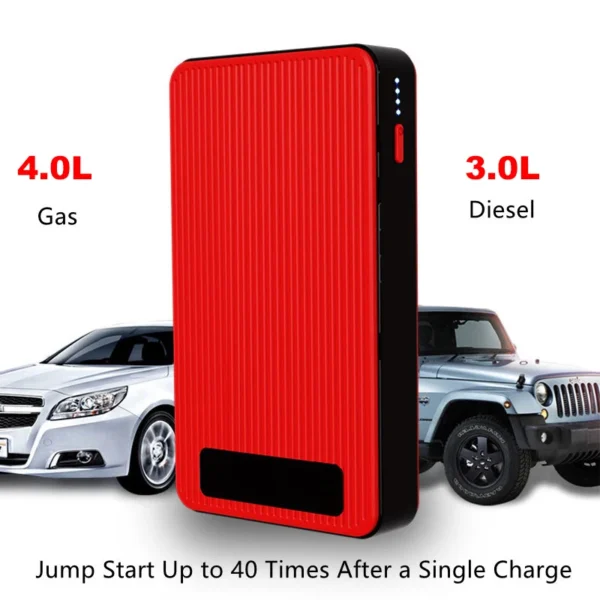 GKFLY Car Battery Jump Starter 800A Portable Car Battery Booster Charger 12V Starting Device Emergency Booster - Kuva 4
