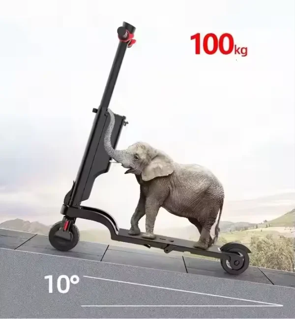 WOYU X6 250W 36V 5Ah 25km/h 40-60km Foldable Two-wheel Scooter – Image 4