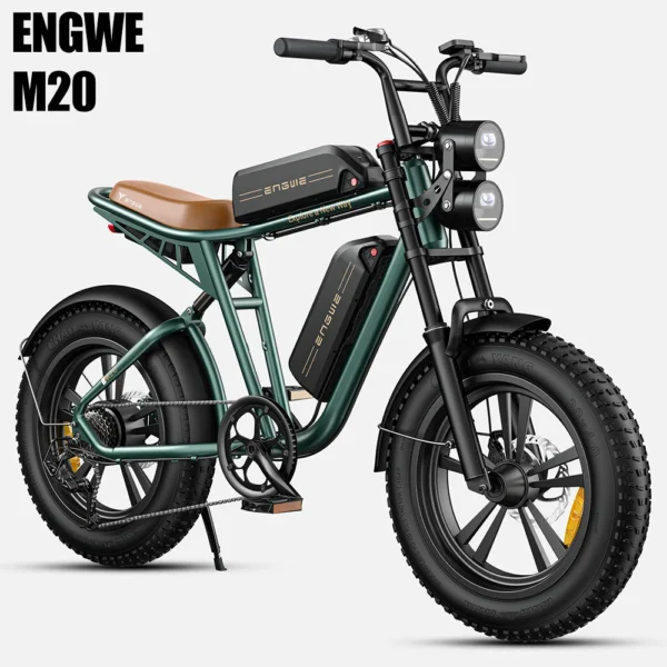 ENGWE M20 – Højhastigheds elcykel til by- og offroad-eventyr 100W kraftfuld motor 48V26AH elektrisk cykel med dobbelt batteri
