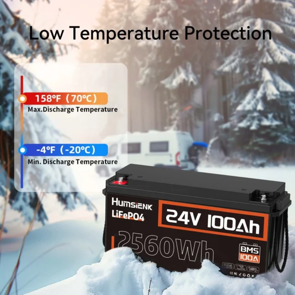 Humsienk 100Ah 24V LiFePO4 Battery - Image 5
