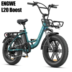 ENGWE Electric Bicycle L20 Boost 48V20Ah 100 Km Max Range Ebikes 25 Km/h 500W Motor 20 Tire Fat E-Bike Folding Electric Bike