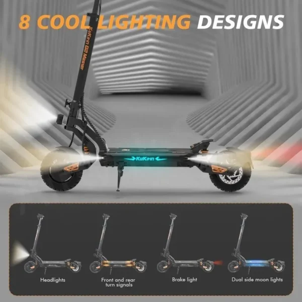 KuKirin G2 Master 2000W 52V 20.8Ah 60km/h 70km 9" Dual Motor Electric Scooter - Image 2