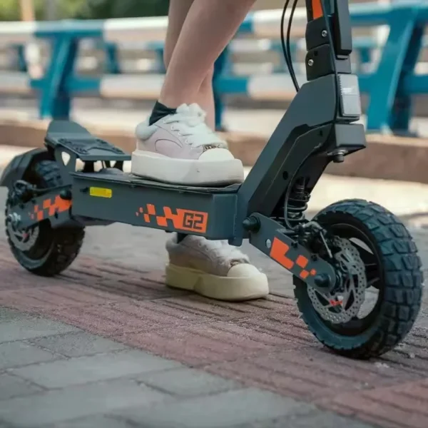 KuKirin G2 Electric Scooter Adult,Peak 1200W Motor 48V15.6Ah Battery,9 "Tire,45 km/h Max Speed,65km Range,Foldable Kick EScooter - obrazek 4