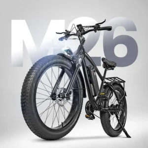 CMACEWHEEL M26 200-250W 48V 17Ah 25km/h >60km 26" Fat Tire Ebike