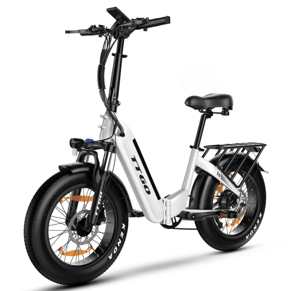 TTGO F6 Elektrofahrrad 250W Motor 36V20Ah Lithiumbatterie 20" Mountain Fat Ebike Erwachsene Hydraulische Bremse Klappbares Elektrofahrrad