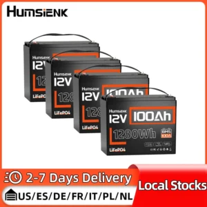 Humsienk 100Ah 12V LiFePO4 Battery