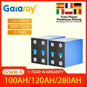 Gaiaray LF280K 280Ah 3.2V LiFePO4 Battery Cells