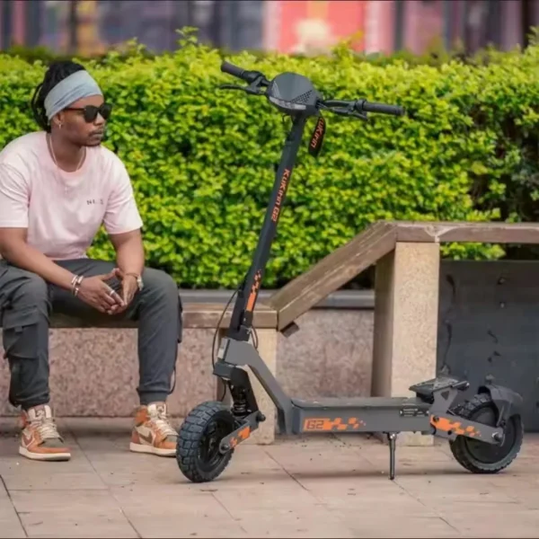 KuKirin G2 Electric Scooter Adult,Peak 1200W Motor 48V15.6Ah Battery,9 "Tire,45 km/h Max Speed,65km Range,Foldable Kick EScooter - obrazek 5