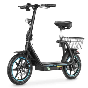 M5 Elite Electric Scooter 750W Motor 48V13Ah Battery 45Km Max Range 40Km/H Speed 14" Tire With Seat Foldable Adult Escooter Kick