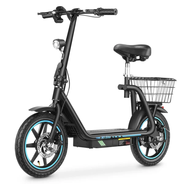 Hulajnoga elektryczna M5 Elite 750 W Silnik 48 V 13 Ah Akumulator 45 km Maksymalny zasięg 40 km/h Prędkość 14" Opona z siedzeniem Składana hulajnoga dla dorosłych Kick