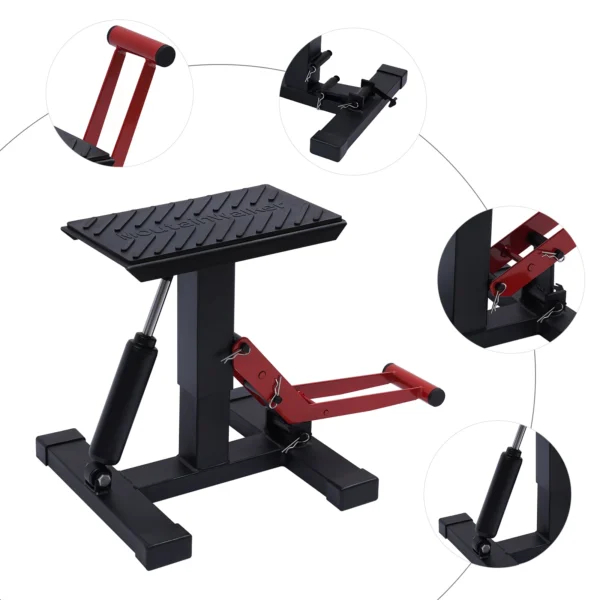 Lift Stand Motorcycle Motorbike Hydraulic w/150 kg Capacity Motorcycle Lifting Platform, Heavy Duty Maintenance Jack - Image 2