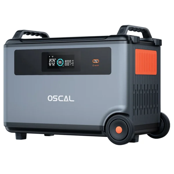 Oscal PowerMax6000 6000W Rugged Power Station, 3600Wh to 57600Wh LiFePO4 Battery, 240V Dual Voltage Output, Morse Code Signal - Image 4