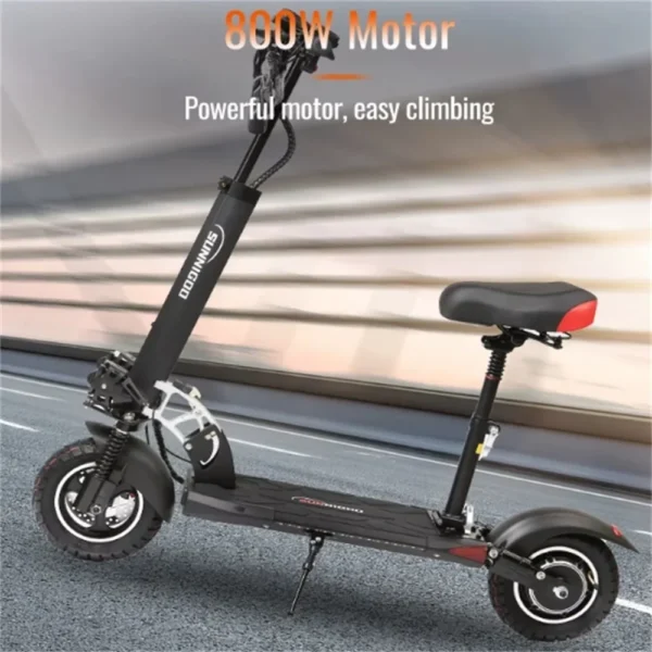 SUNNIGOO N3MAX 800W 48V 15Ah 50km/h 40-60km 10" Two-Wheel Electric Scooter - Kuva 2