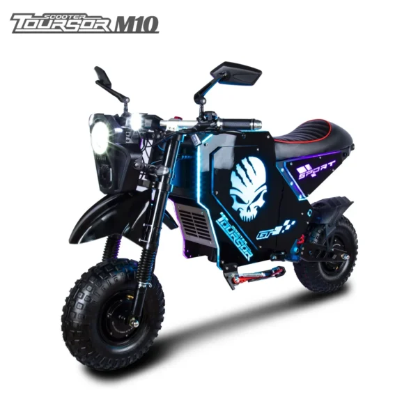 M10 72V 50Ah 10000W Dual Drive Electric Motorbike – Image 2