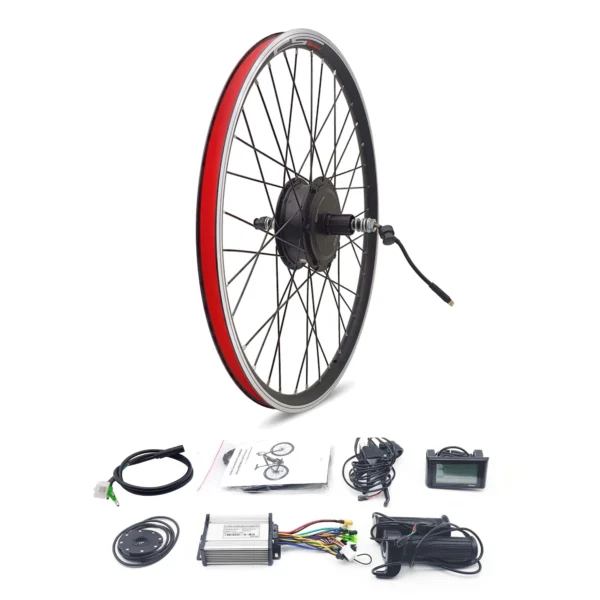 CSC 48V 500W 750W Ebike Conversion Kit hub motor 20in - 29in 700C Wheel Front Rear Drive Engine Gear motor for electric bicycle