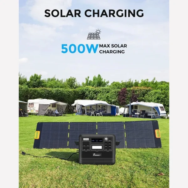 Fossibot F2400 2400W Portable Power Station 2048Wh 640000mAh LiFePO4 Solar Generator for Home Outdoor Camping Emergency Backup - Image 5