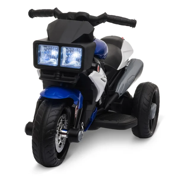 HOMCOM electric motorcycle + 3 years with 3 wheels Lights Music 3 km/h 86x42x52cm - obrazek 2