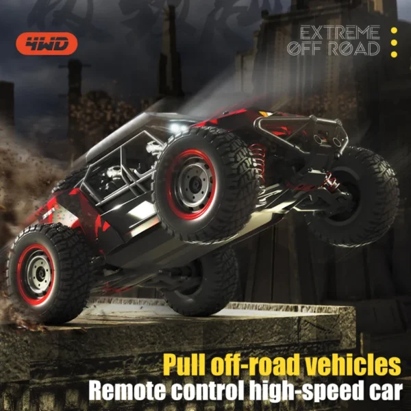 16106 1:16 50KM/H 4WD RC Car With LED Remote Control Off-road Cars High Speed Drift Monster Truck for Kids vs Wltoys 144001 Toys - Image 4