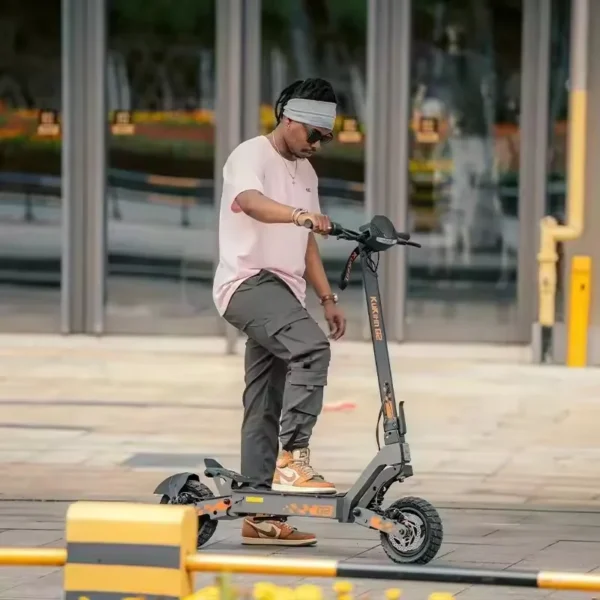 KuKirin G2 Electric Scooter Adult,Peak 1200W Motor 48V15.6Ah Battery,9 "Tire,45 km/h Max Speed,65km Range,Foldable Kick EScooter - obrazek 3
