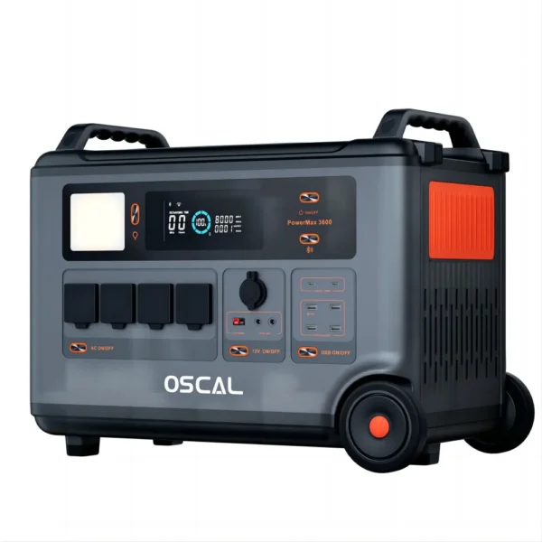 Oscal PowerMax 3600 3600W Power Station 57600Wh Max Battery Expanded form 3.6-57.6 kwh capacity – Bild 2