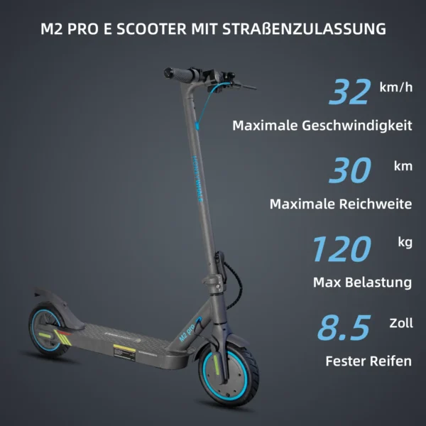 HONEYWHALE 500W 30Km 32km/h elektriroller