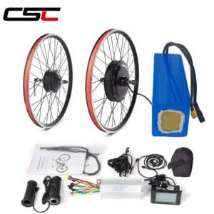 CSC Electric bicycle Conversion Kit and battery 48V 1000W e-bike Front Rear 36V 250W 350W 500W Kit electric bike MTX Wheel motor