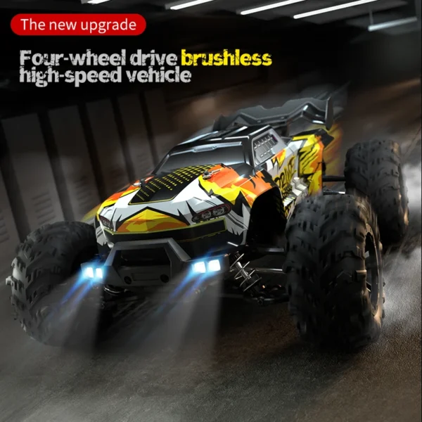 WLtoys 16101 Pro 1:16 75KM/H 4WD RC Car With LED Light 2.4G Remote Control Cars High Speed Drift Monster Truck for Children Gift - Kuva 3