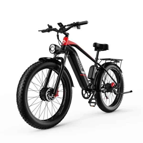 DUOTTS F26 elektriratas 750W * 2 topeltmootoriga 48V20AH 26“Fat rehvidega täiskasvanutele mõeldud mägi-maastiku täisvedrustusega elektriratas MTB