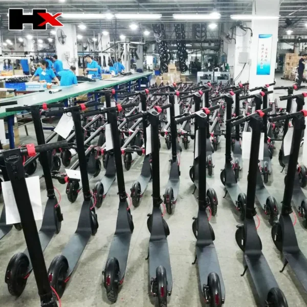 HX X7 350W 36V 5Ah 25km/h 15-60km 10" Foldable Electric Scooter – Bild 6