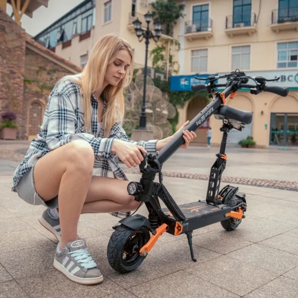Kukirin G2 Pro 600W 48V 15.6Ah 45km/h 60-80km 9" Foldable Electric Scooter - obrazek 4