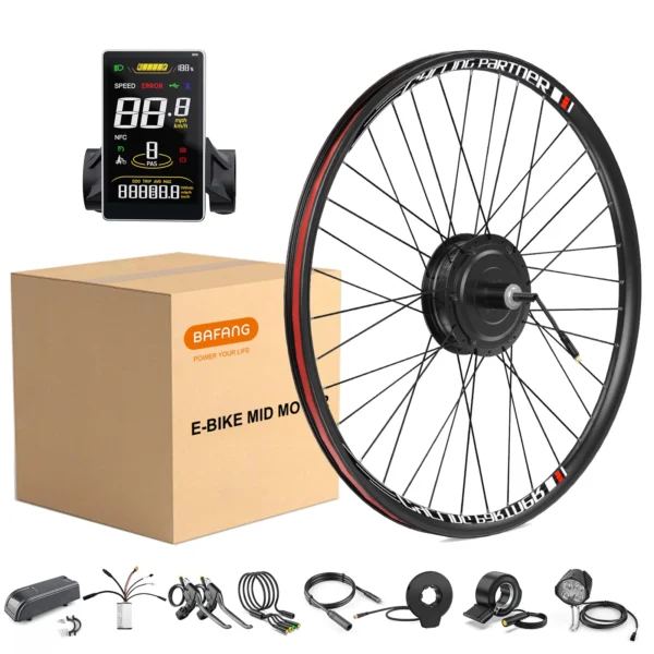 Silnik piasty koła Bafang 36 V 48 V 1000 W 750 W 500 W 350 W 250 W Zestawy konwersyjne 20-29 cali 700C Tylny przedni silnik napędowy Zestaw eBike