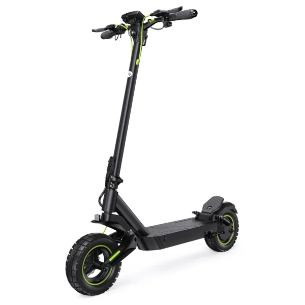 Isinwheel S10 Max pieaugušo elektriskais skrejritenis 1000W 48V15Ah 40KM/H 10 collu bezceļu riepas Divkārša triecienu absorbcija Salokāms E-skrejritenis