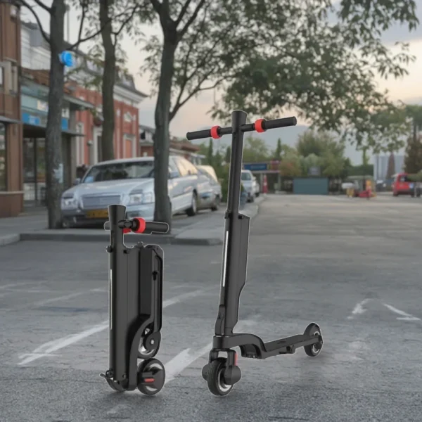 WOYU X6 250W 36V 5Ah 25km/h 40-60km Foldable Two-wheel Scooter – Image 2