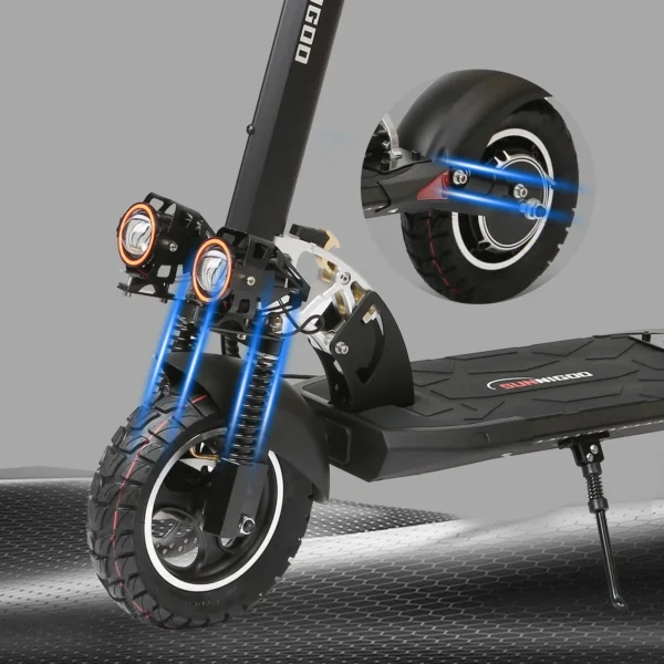 SUNNIGOO N3MAX 800W 48V 15Ah 50km/h 40-60km 10" Two-Wheel Electric Scooter - Kuva 5