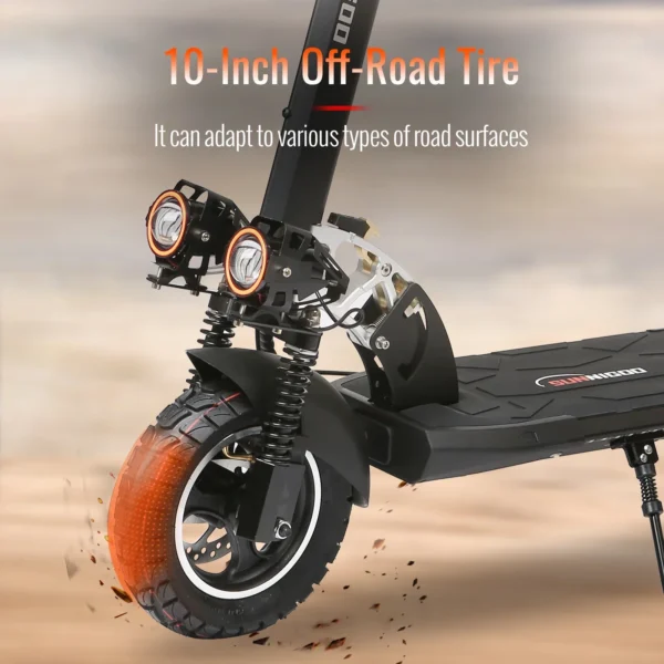 SUNNIGOO N3MAX 800W 48V 15Ah 50km/h 40-60km 10" Two-Wheel Electric Scooter - Kuva 6