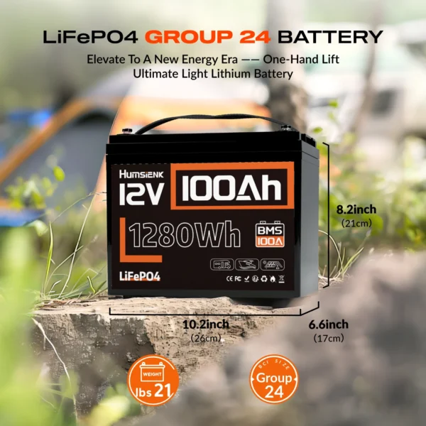 Humsienk 100Ah 12V LiFePO4 Battery - Image 3