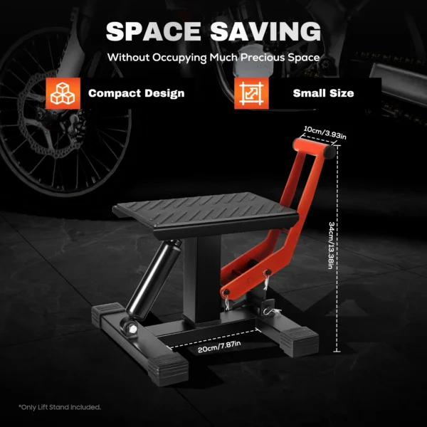 Lift Stand Motorcycle Motorbike Hydraulic w/150 kg Capacity Motorcycle Lifting Platform, Heavy Duty Maintenance Jack