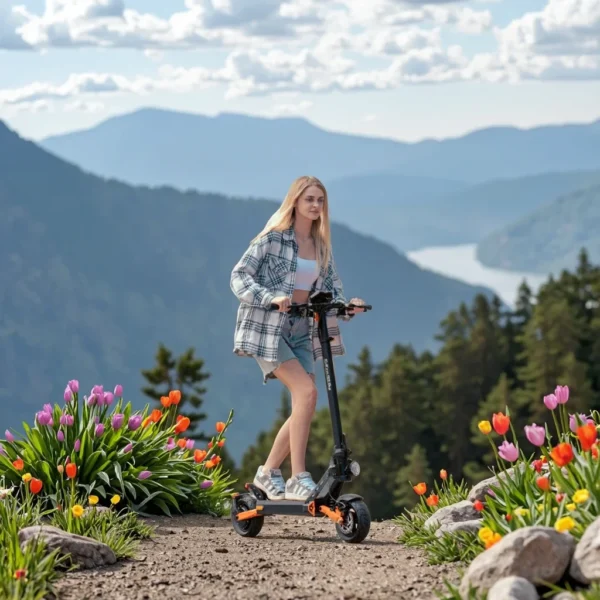 Kukirin G2 Pro 600W 48V 15.6Ah 45km/h 60-80km 9" Foldable Electric Scooter - obrazek 2