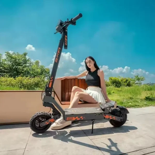KuKirin G2 Electric Scooter Adult,Peak 1200W Motor 48V15.6Ah Battery,9 "Tire,45 km/h Max Speed,65km Range,Foldable Kick EScooter - obrazek 2