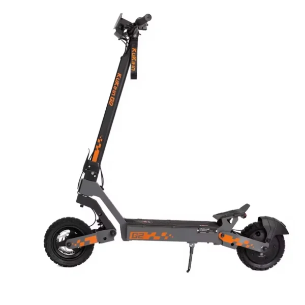 KuKirin G2 Electric Scooter Adult,Peak 1200W Motor 48V15.6Ah Battery,9 "Tire,45 km/h Max Speed,65km Range,Foldable Kick EScooter - obrazek 6