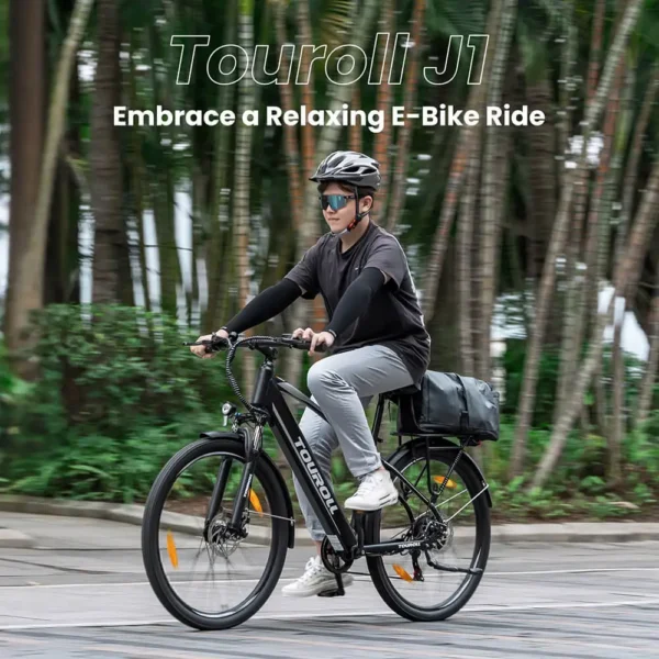 Touroll J1 Adult Bikes 27.5" 250W Motor Electric Bikes Wheels 561.6Wh Battery 100km Range Electric Bicycles - Image 5