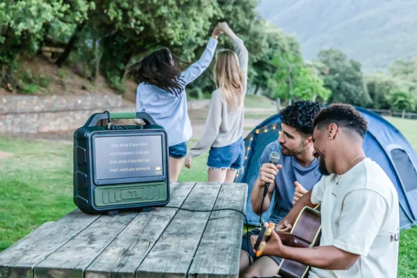 Monster VMay Portable Outdoor TV With TV Tuner Antenna 15.6 '1080P Screen 60W Audio 12V/9A Built-in recharged Battery - Image 3